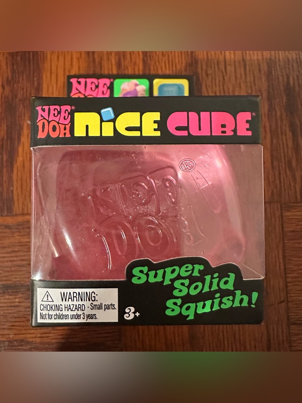NeeDoh Nice Cube Super Solid Squish - Pink